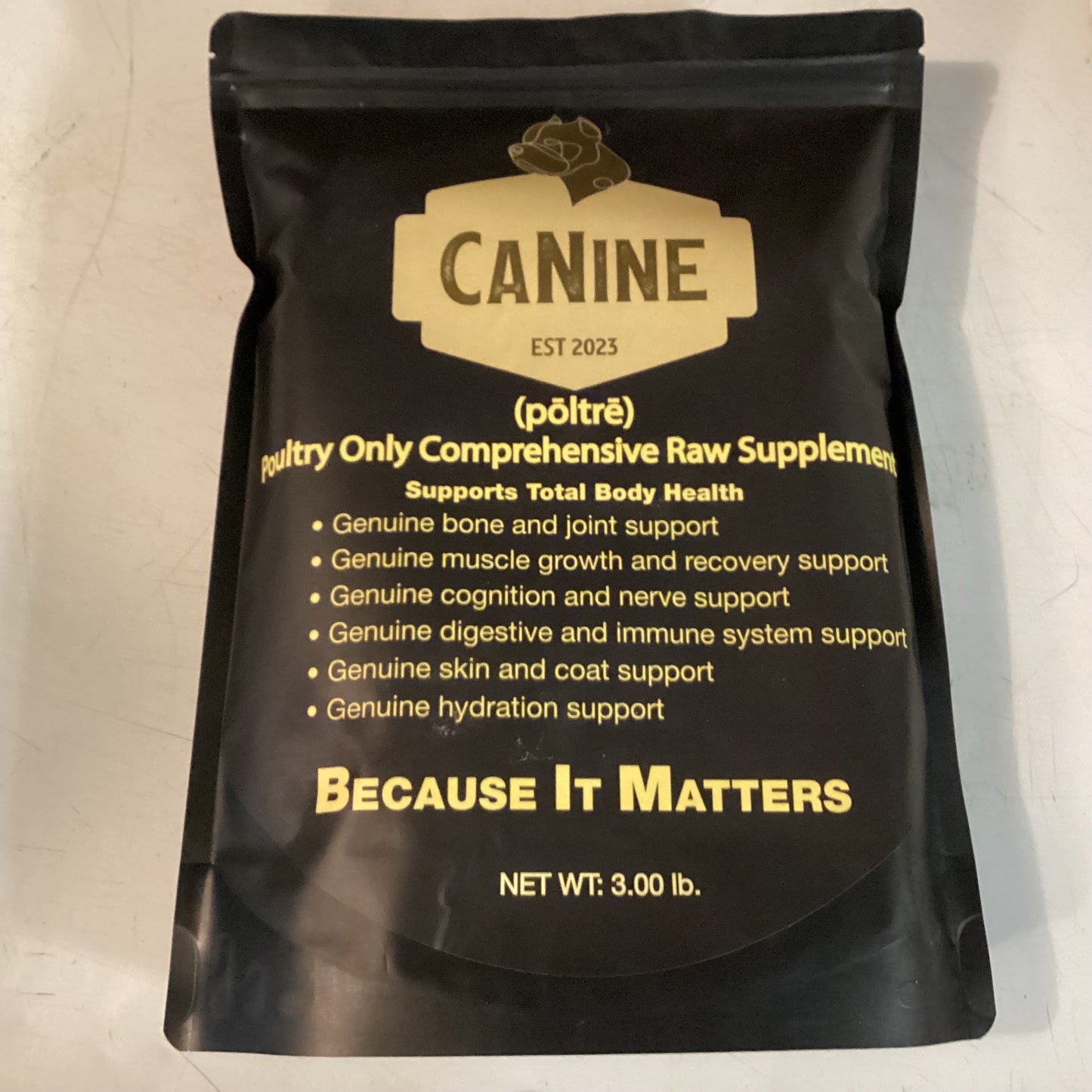 Pöltrē: Chicken only Raw Nutritional Supplement (1/2 Case)*